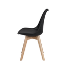 Ver imagem 4 de Mesa Eames 90cm Branca com 4 Cadeiras Saarinen Pretas para Sala de Jantar