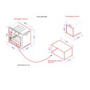 Ver imagem 6 de Forno Elétrico Embutir Fogatti E60 Inox 60L