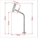 Ver imagem 1 de Torneira P/ Cuba Banheiro Lavabo Bancada Luxo Link Alta
