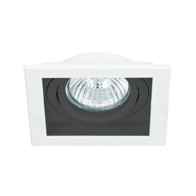 Embutido Dicróica Conecta NS7001P Branco/Preto - Bella Iluminação
