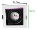 Ver imagem 2 de Embutido Dicróica Conecta NS7001P Branco/Preto - Bella Iluminação