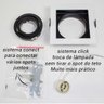 Embutido Dicróica Conecta NS7001P Branco/Preto - Bella Iluminação - 3