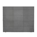 Ver imagem 1 de Cabeceira Larissa 100cm para Colchão Solteiro Suede Grafite - Aurora Line