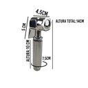 Ver imagem 2 de Ducha Higienica Metal Luxo Banheiro Chuveirinho Intimo Suporte Cromo Bide Banho