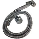 Ver imagem 1 de Ducha Higienica Metal Luxo Banheiro Chuveirinho Intimo Suporte Cromo Bide Banho