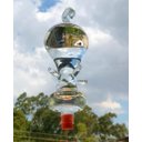 Ver imagem 1 de Bebedouro de vidro americano Golfier 4 saídas para Beija flor e pássaros ar livre