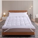 Ver imagem 1 de Pillow Top Super Macio Casal 138x188x7cm 1000g Fibra Siliconizada Sonhare Plume