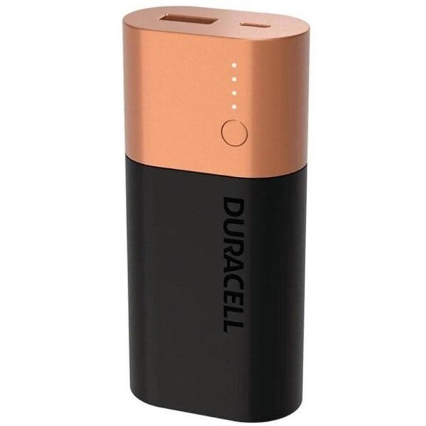 Carregador Portátil USB Duracell Power Bank 6700mAh - Preto - 2