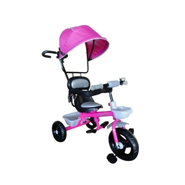 Triciclo Infantil Brinqway com Capota BW-084RS - Rosa - 1