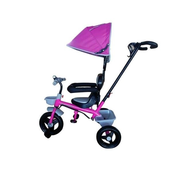 Triciclo Infantil Brinqway com Capota BW-084RS - Rosa - 2