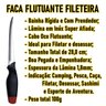 Faca Fileteira Flutuante Pesca Cortar Filetar Limpar Peixe - 5