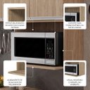 Ver imagem 3 de Suporte Microondas e Forno Elétrico Aéreo 60cm Itália Castanho - Lumil