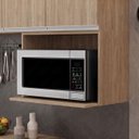 Ver imagem 1 de Suporte Microondas e Forno Elétrico Aéreo 60cm Itália Castanho - Lumil