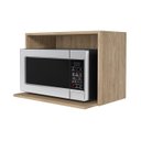 Ver imagem 2 de Suporte Microondas e Forno Elétrico Aéreo 60cm Itália Castanho - Lumil