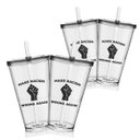 Ver imagem 2 de 4 Copos com Tampa e Canudo Make Racism Wrong