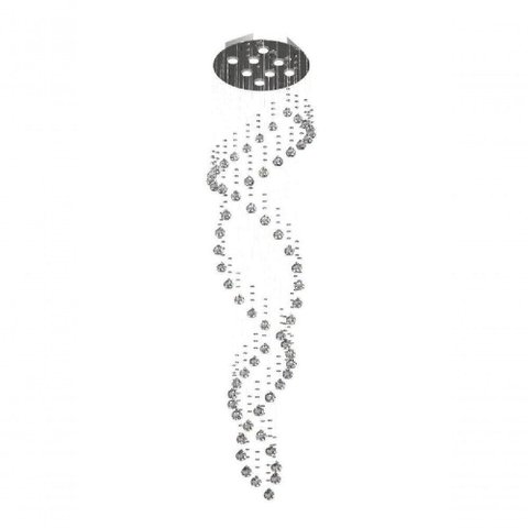 Lustre De Cristal Legitimo Dna 42cm Dna42 Altura 2,50 M