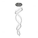 Ver imagem 1 de Lustre De Cristal Legitimo Dna 42cm Dna42 Altura 2,50 M