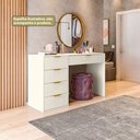 Ver mais imagens de Penteadeira com Porta Objetos e 5 Gavetas Vita Yescasa