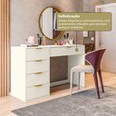 Ver imagem 7 de Penteadeira com Porta Objetos e 5 Gavetas Vita Yescasa