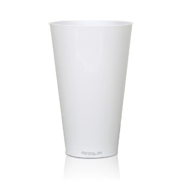 Kit 4 Copos Big Drink Branco 550 ml Acrílico Poliestireno - 2