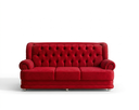 Ver imagem 3 de Sofá 2,00m 3 Lugares Suede Finlândia Vermelho