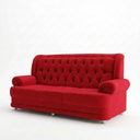 Ver mais imagens de Sofá 2,00m 3 Lugares Suede Finlândia Vermelho