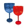 Kit 4 Taças Gin Vermelho e Azul Translúcido Acrílico Ps - 2