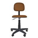 Ver imagem 2 de Cadeira Secretaria Giratoria Polo - Couro SinteticoCorano - Marrom