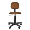 Cadeira Secretaria Giratoria Polo - Couro SinteticoCorano - Marrom - 2