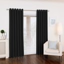 Ver imagem 1 de Cortina Preto Sala /quarto 300x180 para Varão - Fabritex Enxovais