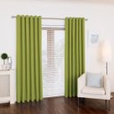 Ver imagem 1 de Cortina Verde-Pistache para Sala/Quarto 300x250 para varão - FABRITEX ENXOVAIS
