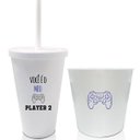 Ver imagem 1 de Kit Copo com Tampa e Balde - Player 1 - Dia dos Namorados