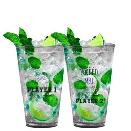 Kit 2 Copo 550 ml - Player 1&2 - Para Dia dos Namorados - 2