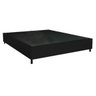 Base para Cama Box Casal 138x188x40cm Ms:suede Preto - 1