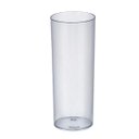 Ver imagem 1 de Kit 4 Copos Tubo 300 ml Transparente de Acrílico