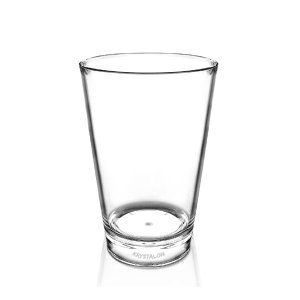 Kit 6 Copos Calderete 360 ml Transparente de Acrílico