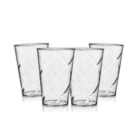 Kit 4 Copos Twister 700 ml Transparente de Acrílico - 2 Kit 4 Copos Twister 700 ml Transparente de Acrílico - 2