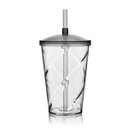 Ver imagem 1 de Kit 4 Copos com Tampa e Canudo 700 ml Transparente de Acrílico