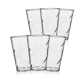 Kit 6 Copos Twister 700 ml Transparente Acrílico Poliestireno - 2