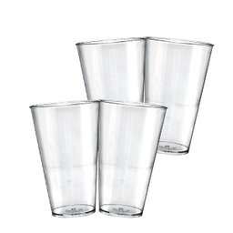 Kit 4 Copos Big Drink 550 ml Transparente Acrílico Poliestireno - 2