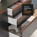 Ver imagem 4 de Cozinha Completa Madesa Reims Com Armário E Balcão Preto