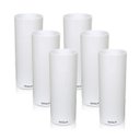 Ver imagem 1 de Kit 6 Copos Tubo Branco 300 ml Acrílico Ps