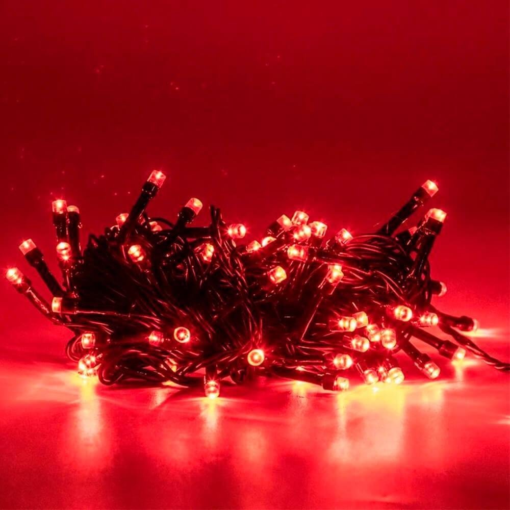 Pisca Pisca Natal Led Vermelho 100 Lâmpadas 220V - Casambiente - 2