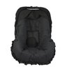 CAPA PARA BEBE CONFORTO - PRETO COM POÁ BRANCO - 3