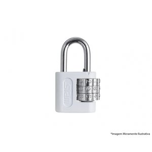 Cadeado Segredo Stam 25mm Branco 503