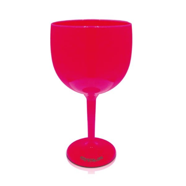 Kit 4 Taças Gin Rosa Acrílico Poliestireno - 2