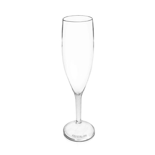 Kit 4 Taças Champagne Transparente de Acrílico - 1