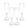 Kit 4 Taças Champagne Transparente de Acrílico - 2