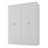 Guarda-roupa Solteiro 100% Mdf 4 Portas Brescia - 2