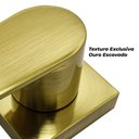 Ver imagem 3 de Acabamento Registro Banheiro Alavanca Dourado Gold Escovado Brilhante Padrão Deca Metal Luxo